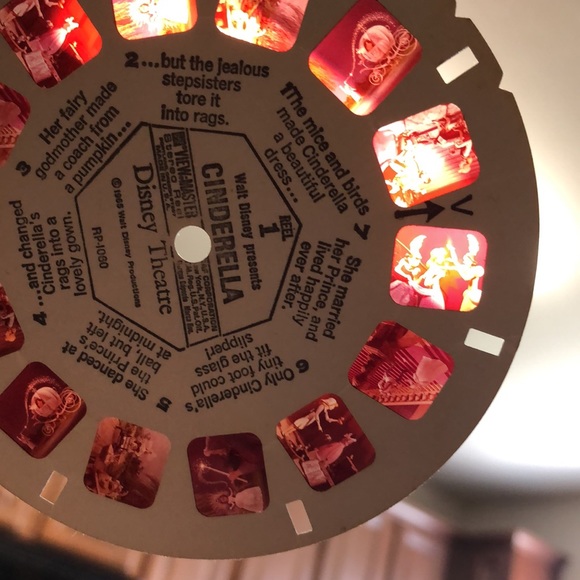 Rare Vintage Cinderella Disney View Master Reel 1969 - Picture 4 of 7